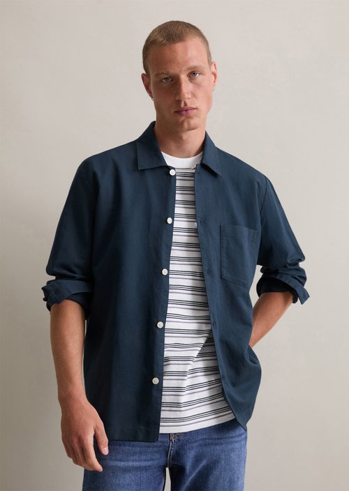 Relaxed shirt — Azurite