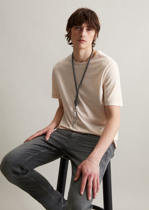 T-shirt regular — Light Beige