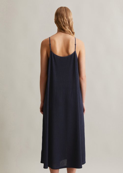 Spaghetti strap dress flared — Blue Depths
