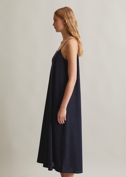 Spaghetti strap dress flared — Blue Depths
