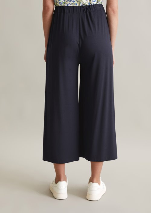 Wide jersey pants — Blue Depths