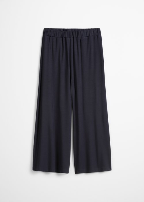 Wide jersey pants — Blue Depths