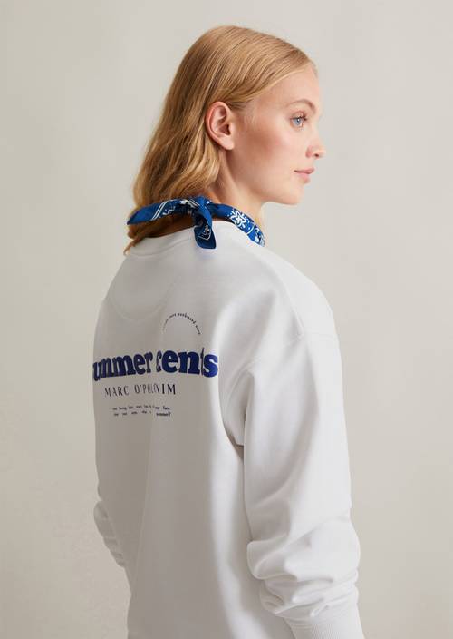 Felpa oversize in morbida spugna francese