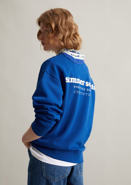 Oversize sweatshirt — True Blue