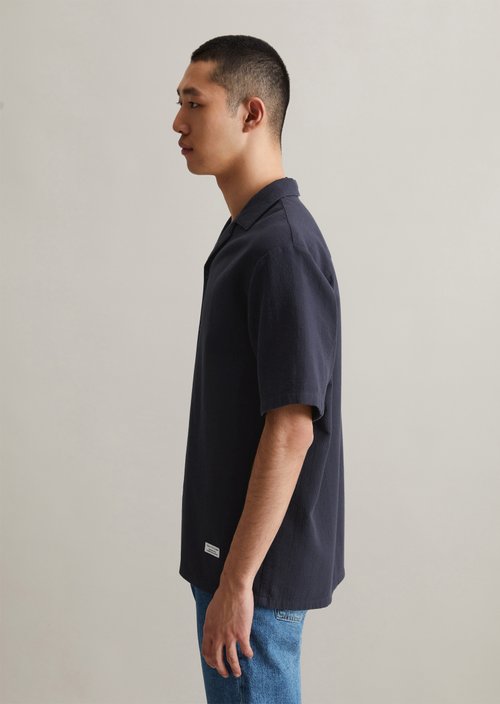 Regular short-sleeved shirt — True Navy