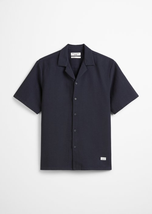 Regular short-sleeved shirt — True Navy