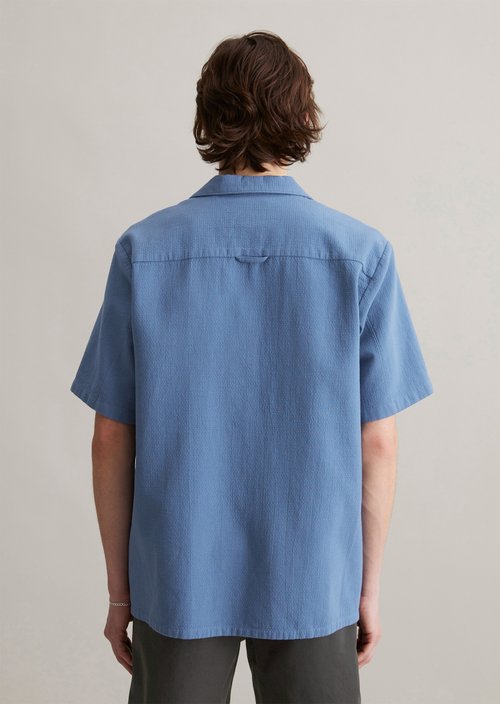 Regular short-sleeved shirt — Cerulean Blue