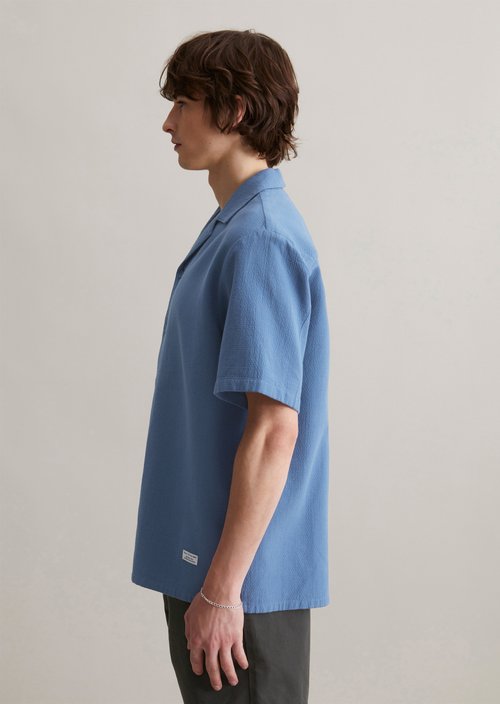 Regular short-sleeved shirt — Cerulean Blue
