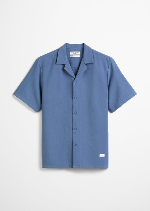 Regular short-sleeved shirt — Cerulean Blue