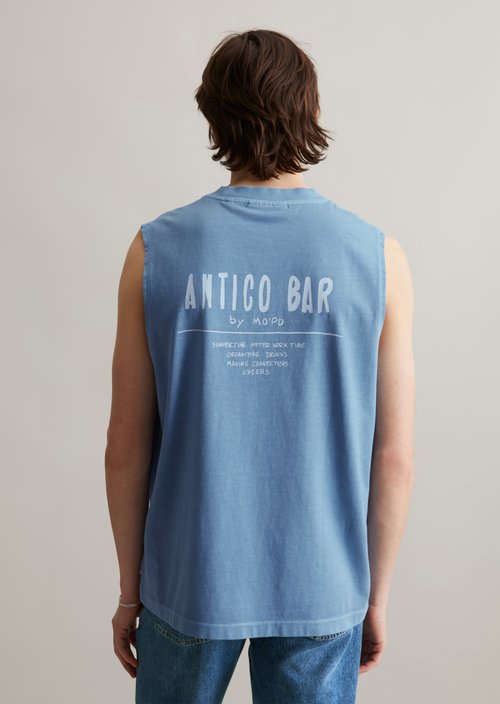 Tank top relaxed — Cerulean Blue