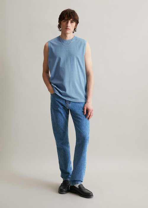Tank top relaxed — Cerulean Blue