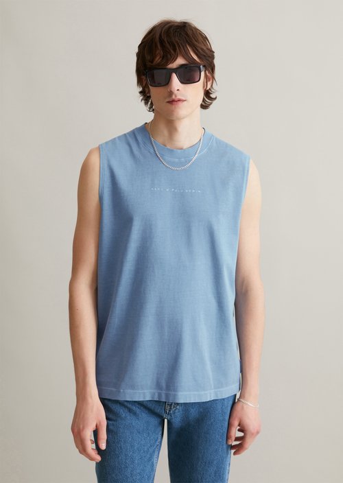 Tank top relaxed — Cerulean Blue