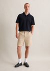 Marc O'Polo Korte broek regular, Heren, beige, L, 98% Katoen, 2% Elasthaan
