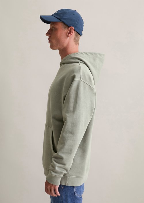 Relaxed logo hoodie — Grey Eternity