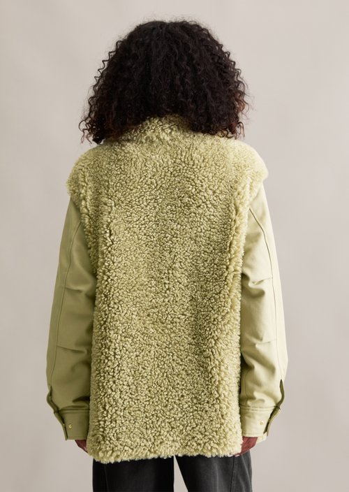 Outdoor jacket oversize — Artichoke Leaf