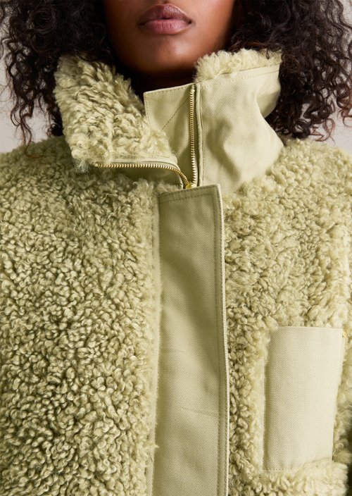 Outdoor jacket oversize — Artichoke Leaf