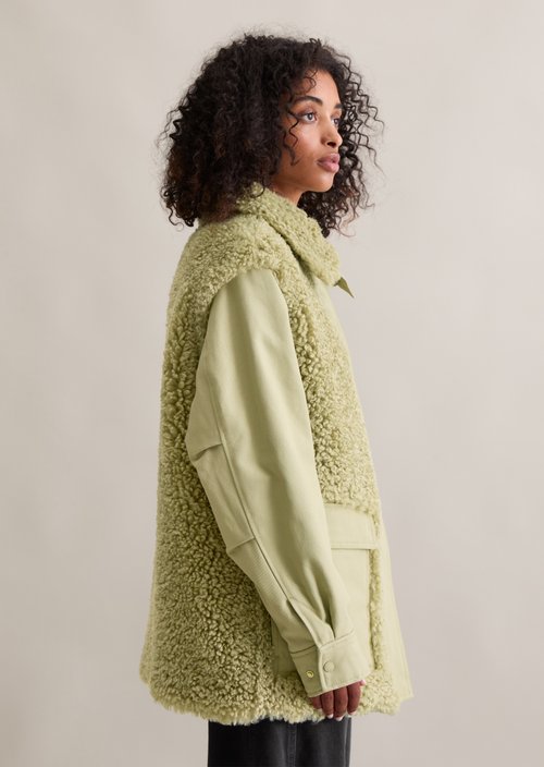 Outdoor jacket oversize — Artichoke Leaf