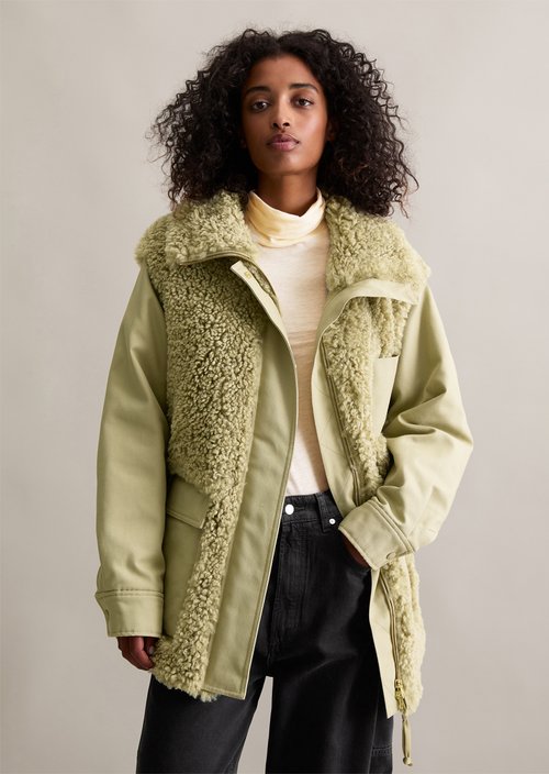 Outdoor jacket oversize — Artichoke Leaf