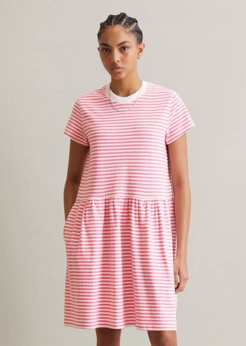 Jersey dress regular — Medium Pink