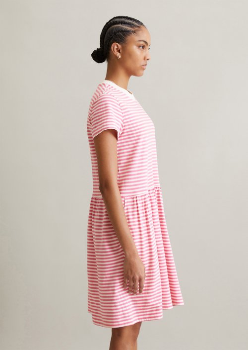 Jersey dress regular — Medium Pink