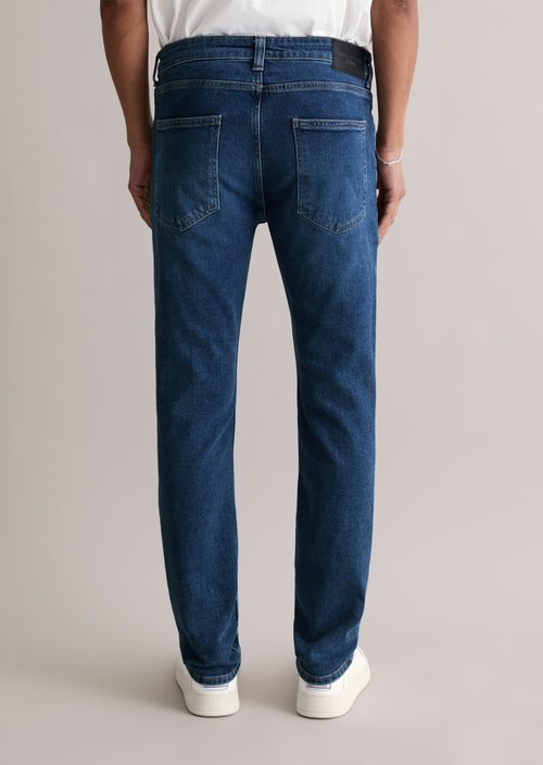 Jeans model Vidar slim — Dark Blue (alternate view)