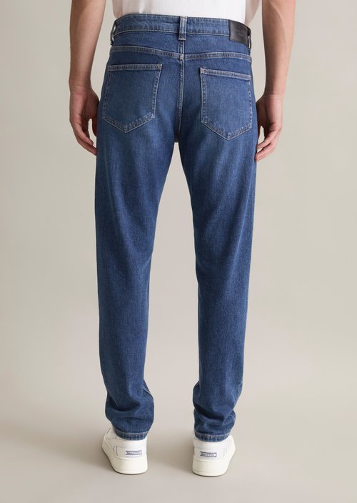Jeans model Linus slim tapered — Dark Blue (alternate view)