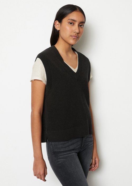 Marc O'Polo Spencer regular, Dames, zwart, Xxs, 100% Katoen