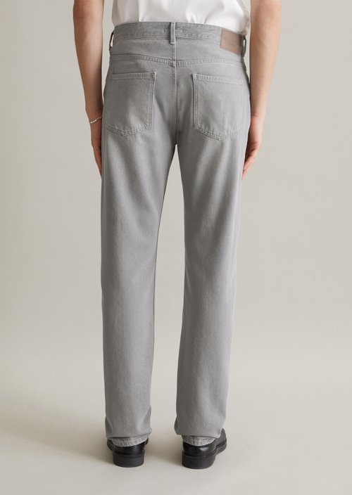 Jeans model Sverre straight — Light Grey (alternate view)