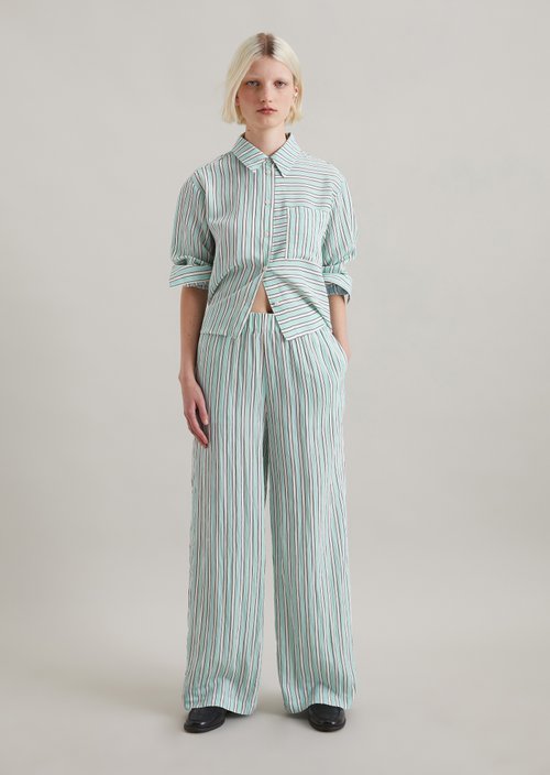 Relaxed slip pants — Offwhite