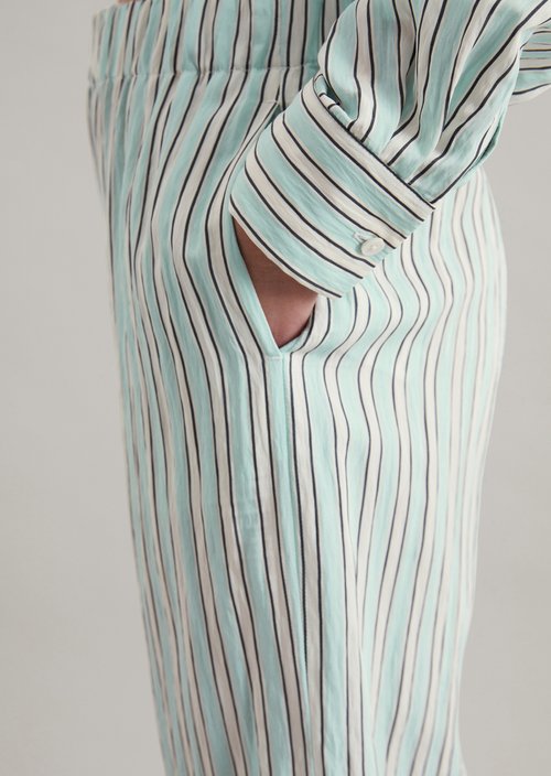 Relaxed slip pants — Offwhite