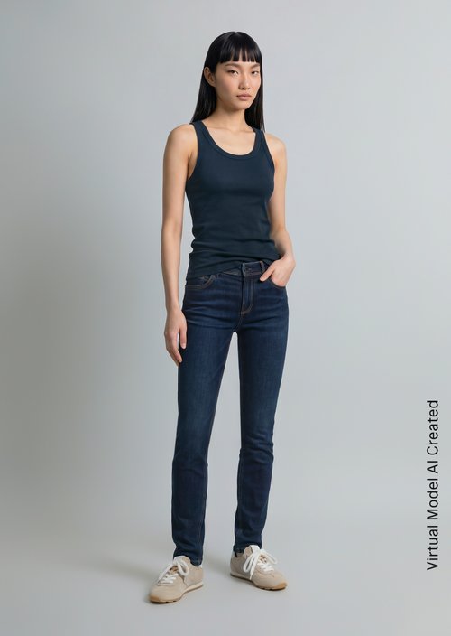 Jeans model Alva slim — Dark Blue