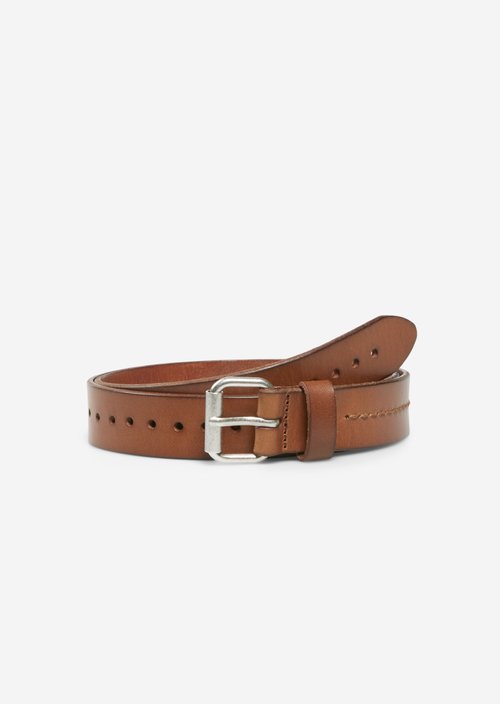 Belt Made of high-quality leather material - brown | Basics | MARC O'POLO Belt Made of high-quality leather material - brown | Basics | MARC O'POLO