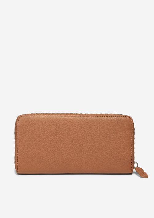 Zip purse — Classic Cognac