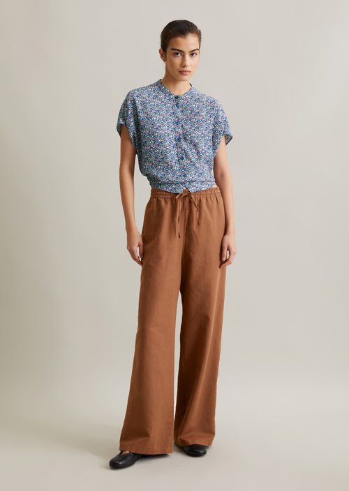 Relaxed slip pants — Melted Chocolate