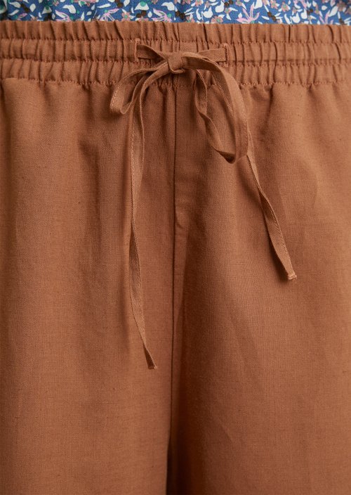 Relaxed slip pants — Melted Chocolate