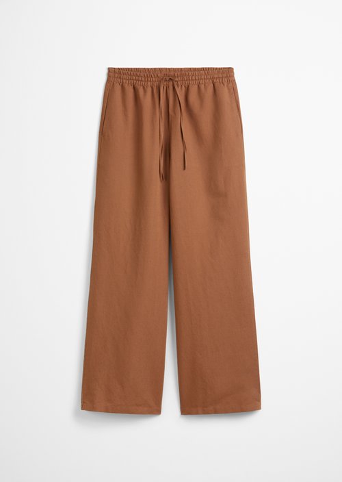 Relaxed slip pants — Melted Chocolate