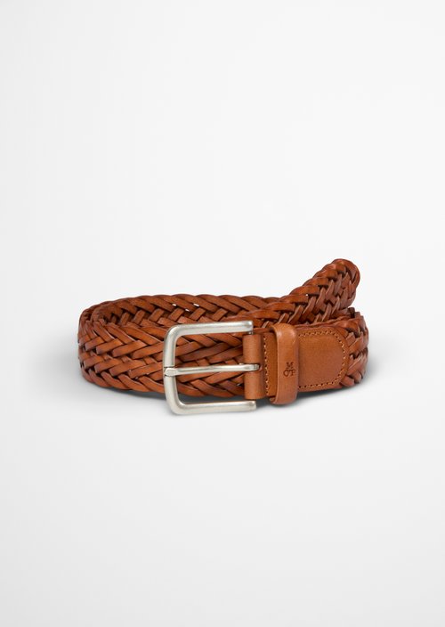 Braided belt — Classic Cognac