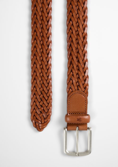 Braided belt — Classic Cognac
