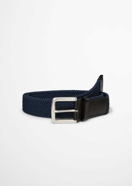 Braided belt — Night Blue