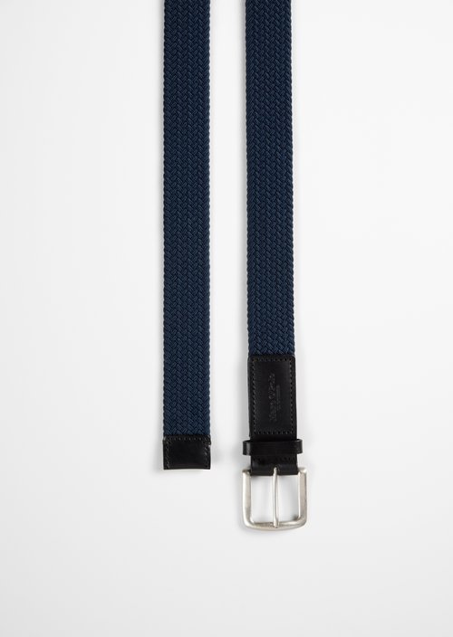 Braided belt — Night Blue