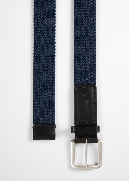 Braided belt — Night Blue