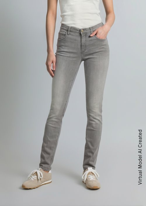 Jeans model Alva slim — Light Grey
