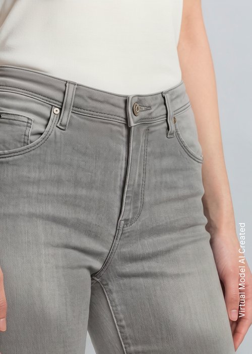 Jeans model Alva slim — Light Grey