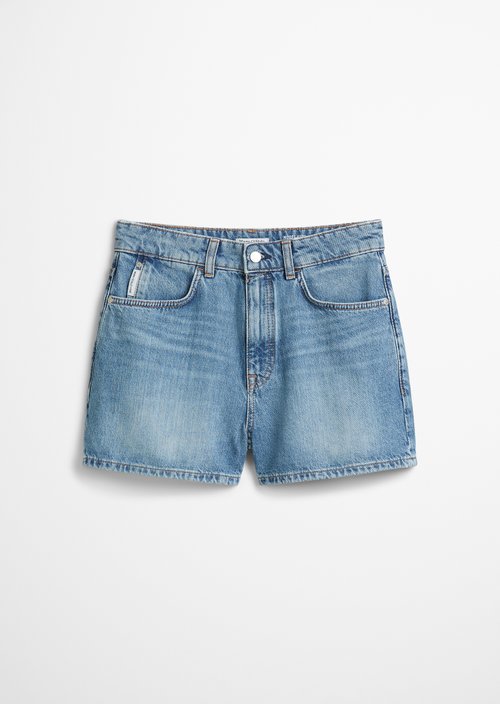 Jean shorts model Auri shaped flared — Light Blue