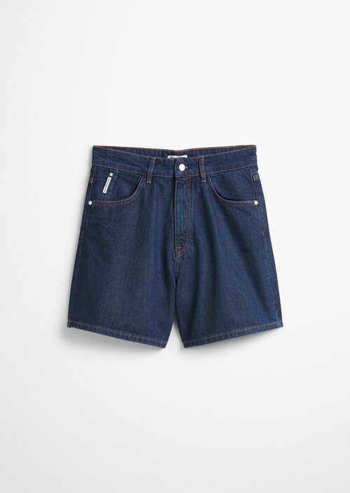 Jeans shorts model Filda relaxed — Dark Blue