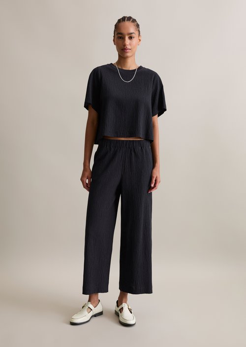 Relaxed slip pants — Blue Depths