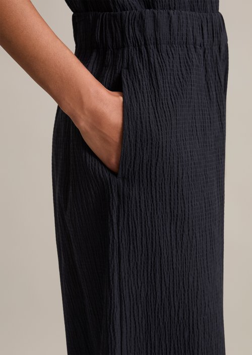 Relaxed slip pants — Blue Depths