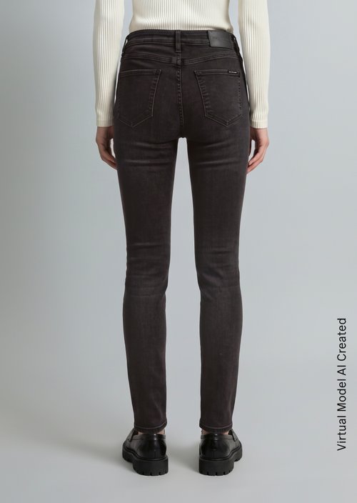 Jeans model Kaj skinny cropped — Dark Grey