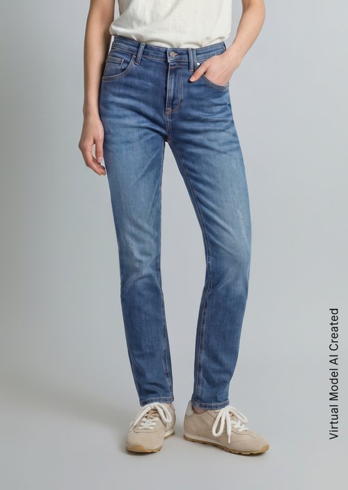 Jeans model Freja boyfriend — Medium Blue