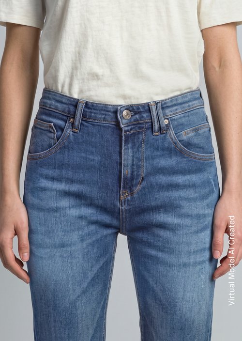 Jeans model Freja boyfriend — Medium Blue
